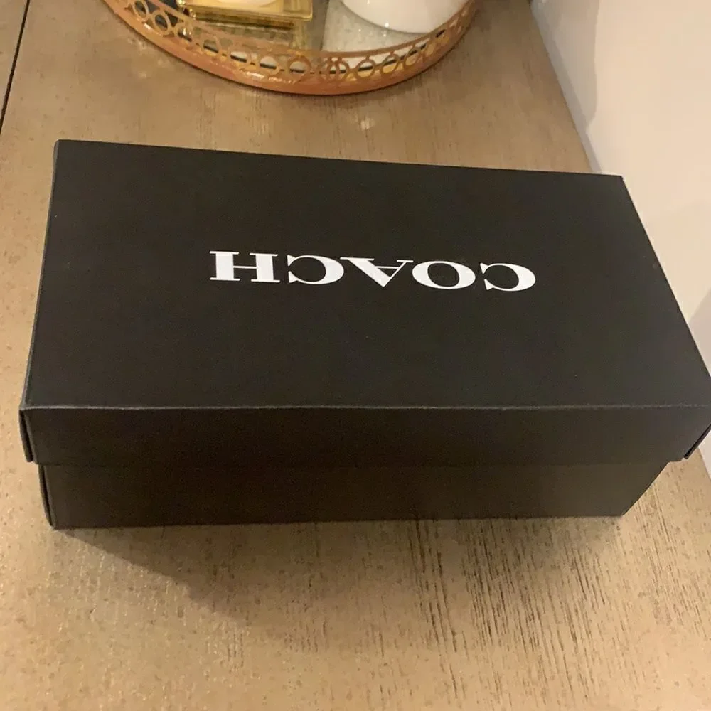 Coach shoe box and booklet